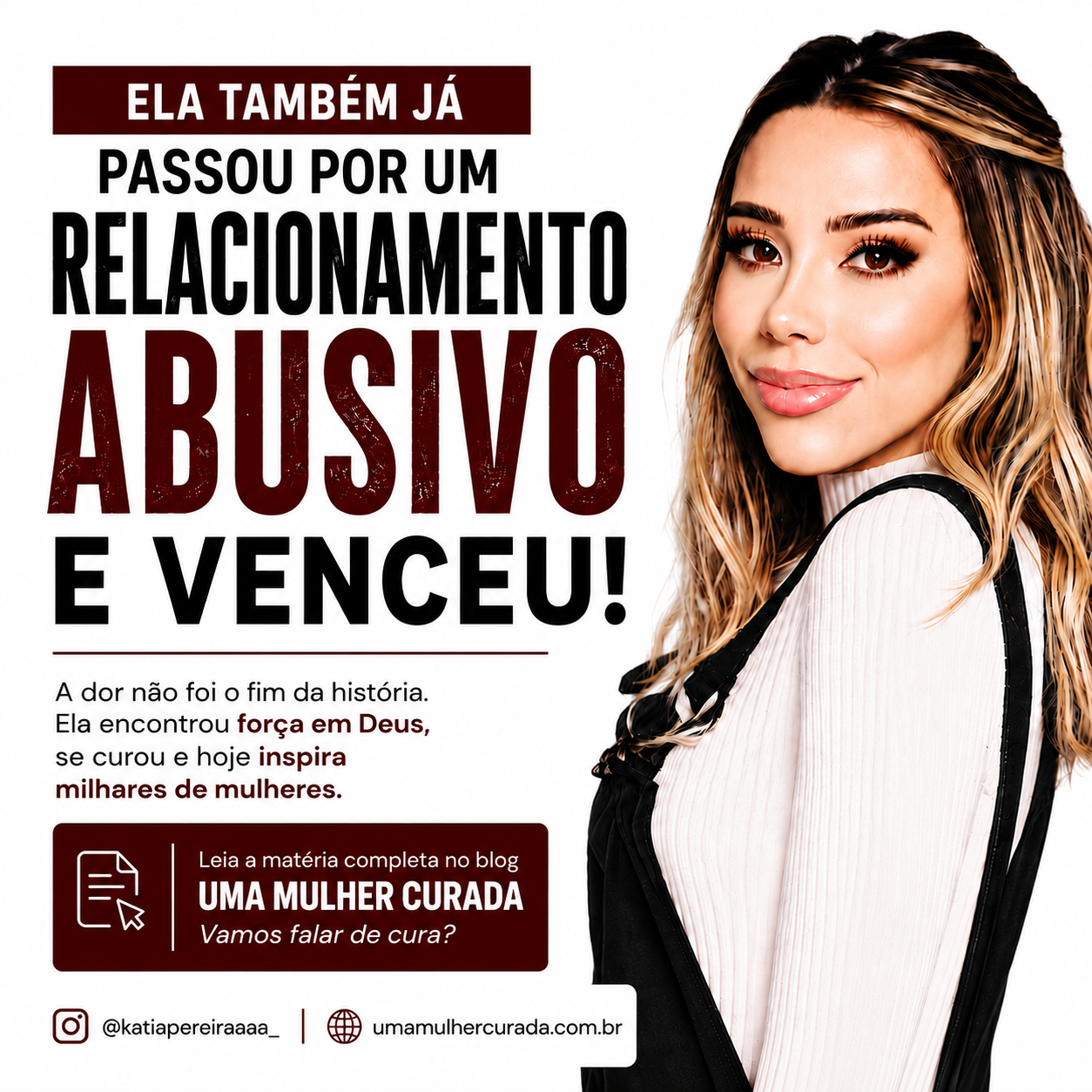 Julliany Souza revela que viveu relacionamento abusivo: como uma mulher curada rompe ciclos de dor